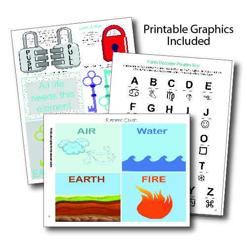 Graphics Printables for Nature's Elements Unleashed - The Grandkid Connection