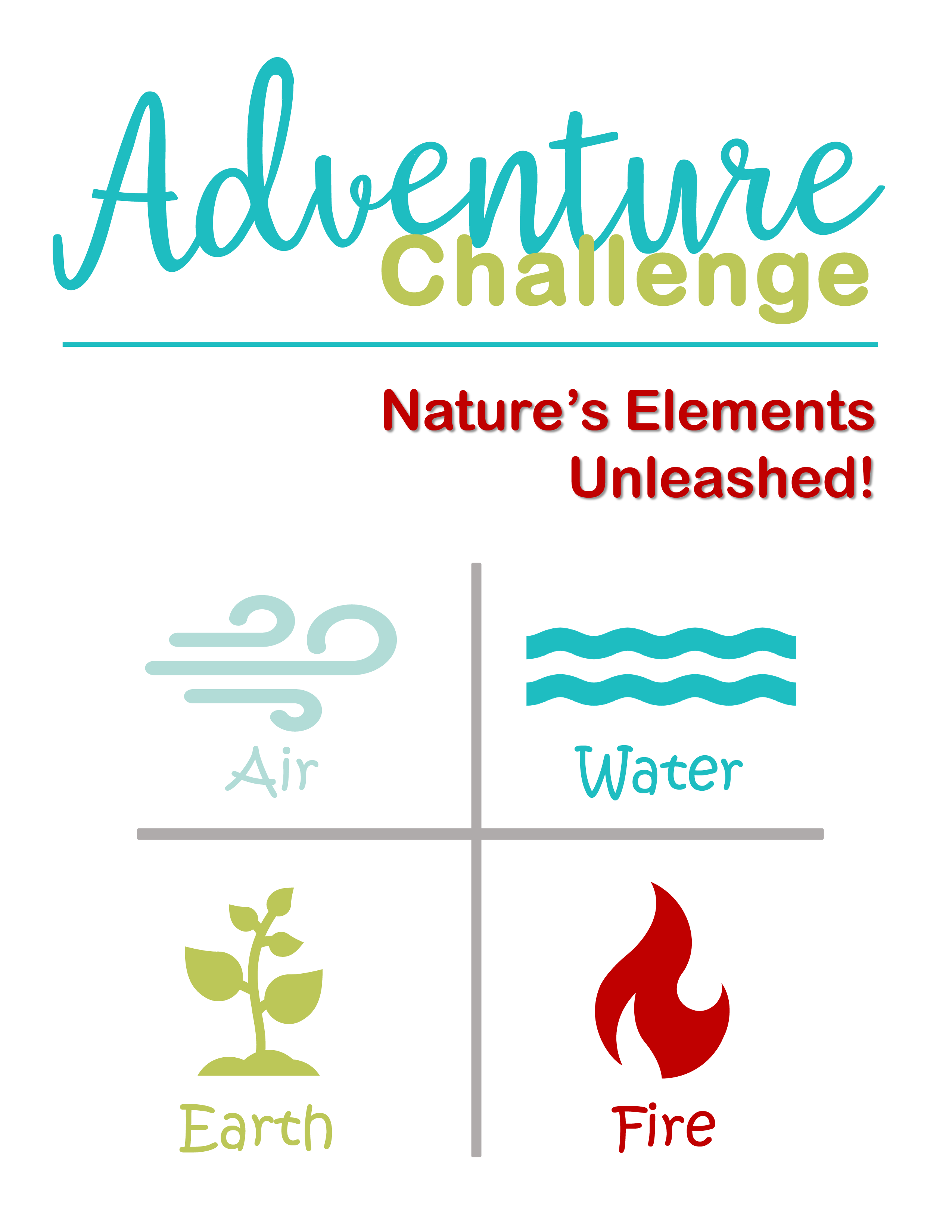 Adventure Challenge - Nature's Elements Unleashed - The Grandkid Connection