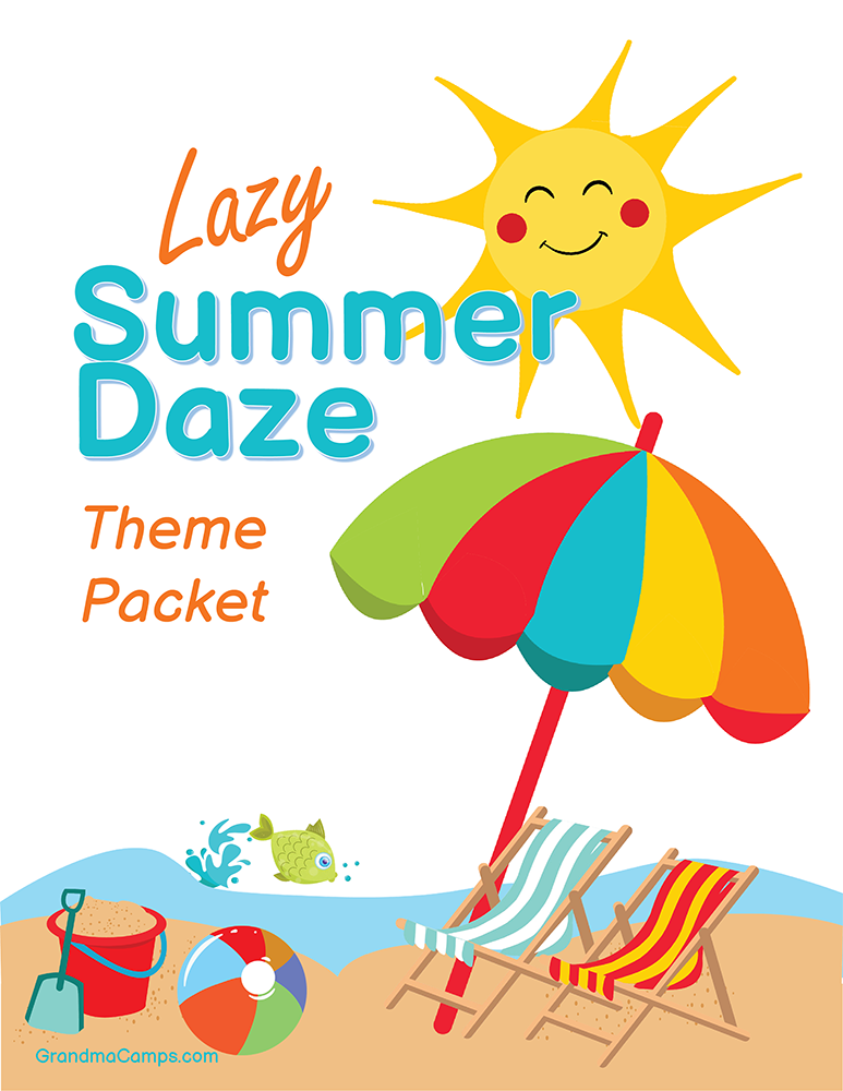 Lazy Summer Daze Grandma Camp Theme Packet - The Grandkid Connection